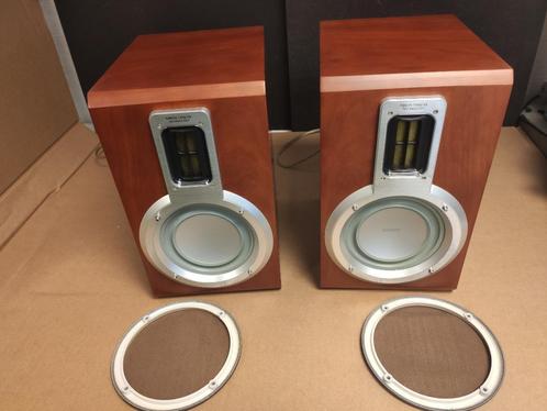 philips MCD 708 speakers met ribbon tweeter, Audio, Tv en Foto, Luidsprekerboxen, Zo goed als nieuw, Front, Rear of Stereo speakers