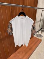 Burberry T-shirt - Wit en geruit, Ophalen of Verzenden, Nieuw, Overige maten, Wit