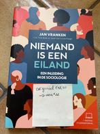 Niemand is een eiland, Boeken, Ophalen, Jan Vranken, Klinische psychologie, Zo goed als nieuw