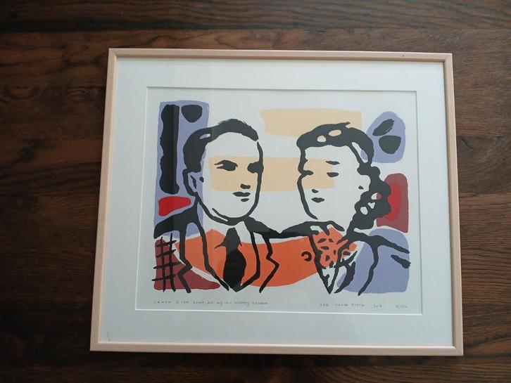 Litho Eric vande Pitte, Antiek en Kunst, Kunst | Litho's en Zeefdrukken, Ophalen of Verzenden