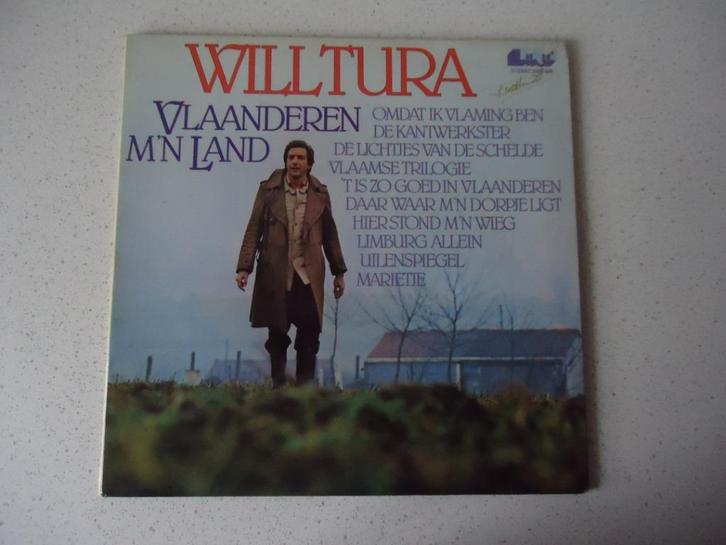 LP van "Will Tura" Vlaanderen Mijn Land anno 1977., Cd's en Dvd's, Vinyl | Nederlandstalig, Gebruikt, Levenslied of Smartlap, 12 inch