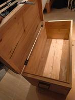 Houten kist, Ophalen, Gebruikt