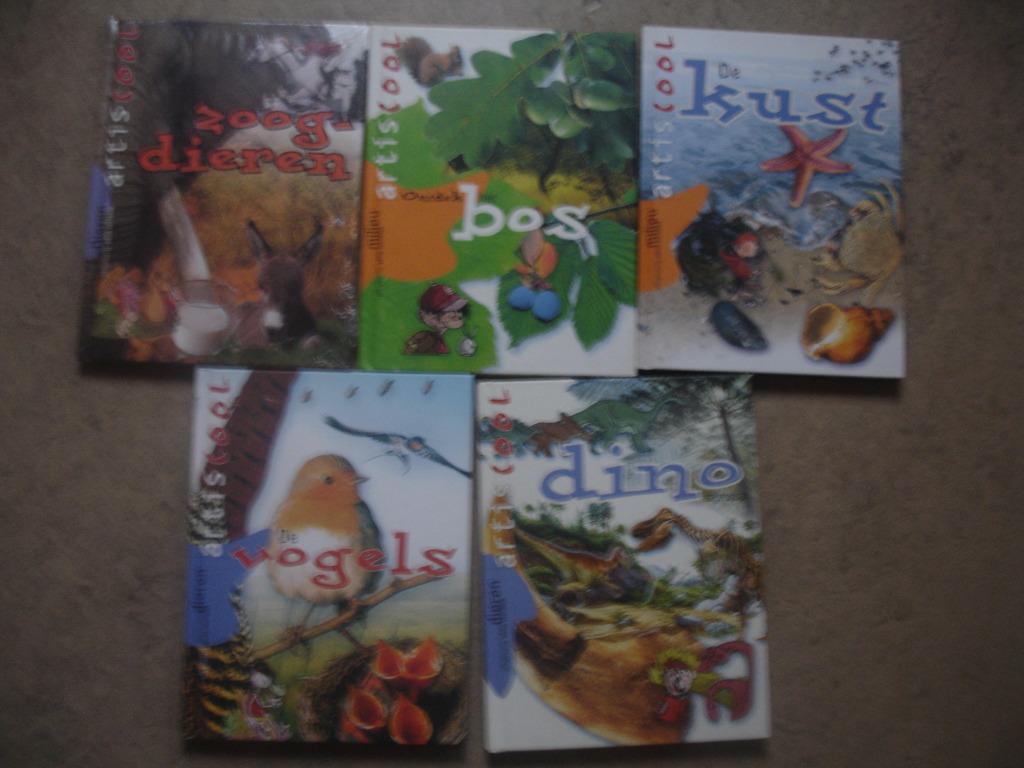 5 Artiscool milieuboekjes , speel en leer., Livres, Livres pour enfants | Jeunesse | Moins de 10 ans, Comme neuf, Enlèvement ou Envoi