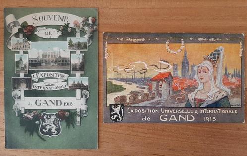 19 postkaarten Wereldtentoonstelling Gent 1913, Collections, Cartes postales | Belgique, Affranchie, Flandre Orientale, Avant 1920