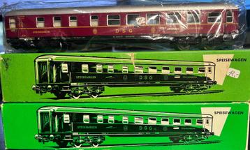 3287. Set van 3 DSG HO Märklin-auto's. beschikbaar voor biedingen