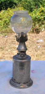 lampe a petrole pigeon metal chromé, Ophalen of Verzenden