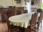 eetkamer met 8 stoelen, Huis en Inrichting, Ophalen, Gebruikt, Spaanse stijl, 8 stoelen of meer