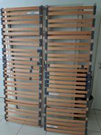2 X lattenbodem bed (70x200), Huis en Inrichting, Ophalen, Verstelbaar, Bruin, Tweepersoons