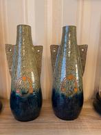 Paar ZELDZAME art deco vazen in Vlaams aardewerk, Antiek en Kunst, Ophalen