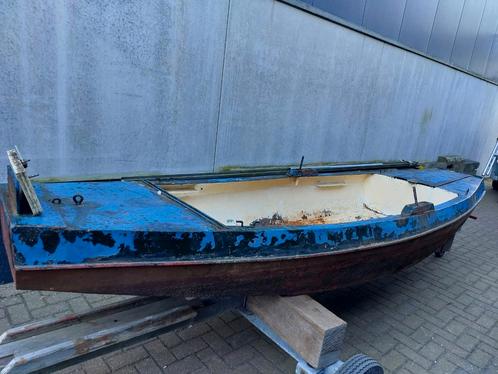 Eenden jagers roeiboot staal Nederland, Watersport en Boten, Sloepen, Gebruikt, Staal, Ophalen
