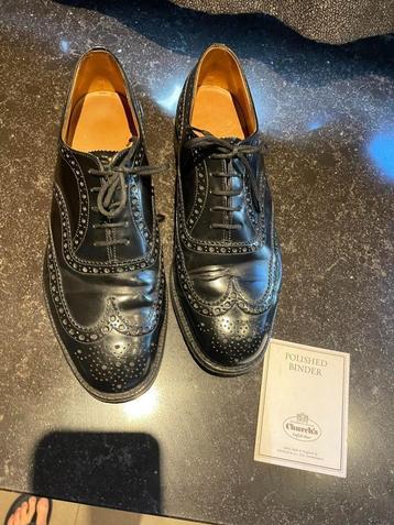 Church's Burwood Black Polished Binder 85G. beschikbaar voor biedingen