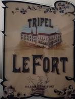 ✓TRIPEL LeFort ZELDZAME LIGHT BOX - VERLICHT BORD, Ophalen, Zo goed als nieuw, Reclamebord, Plaat of Schild, Overige merken