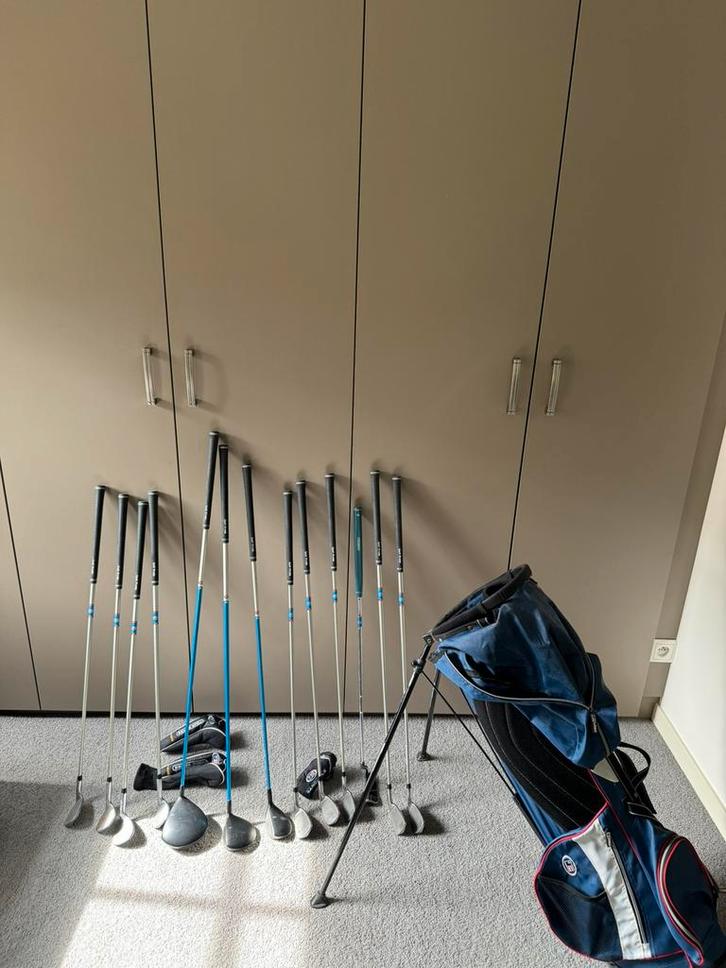 US KIDS GOLF CLUBS SET (linkshandig), Watersport en Boten, Hengelsport | Zeevissen, Zo goed als nieuw, Complete set, Ophalen of Verzenden