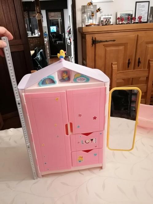 Babyborn kleerkast met muziek, Kinderen en Baby's, Speelgoed | Poppenhuizen, Zo goed als nieuw, Ophalen