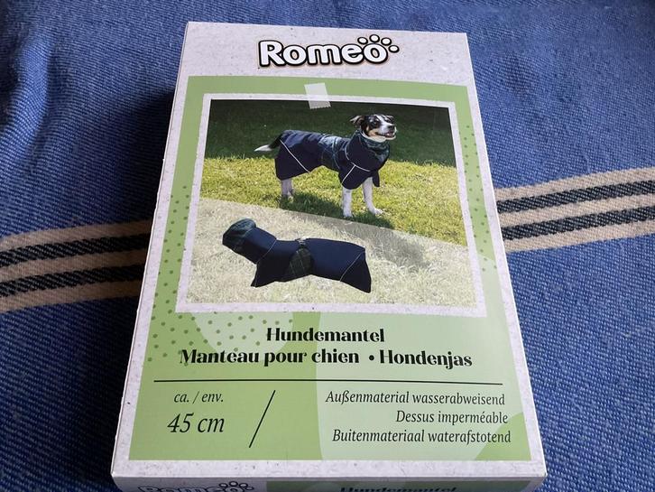 Manteau impermeable pour chien 40-45 cm dos., Animaux & Accessoires, Vêtements pour chiens, Comme neuf, Manteau pour chien, Enlèvement