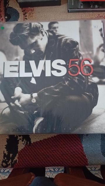 Elvis lp, Elvis 56 + boek aanwezig. Mooie staat.  beschikbaar voor biedingen