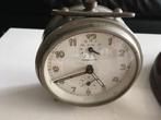 zilvermetalen wekker - JUNGHANS 1950, Antiek en Kunst, Ophalen