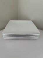 Lot de 6 assiettes carrées Yong – modèle Squito, Ophalen, Zo goed als nieuw, Porselein