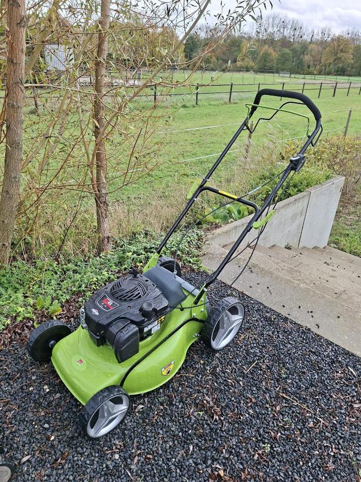 Central Park Benzine Grasmaaier B&S625E, Tuin en Terras, Grasmaaiers, Gebruikt, Opvangzak, Ophalen