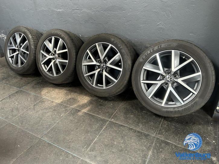 8mm! Originele VW Touareg CR7 Braga 20 inch antraciete velge, Auto-onderdelen, Banden en Velgen, Banden en Velgen, Zomerbanden