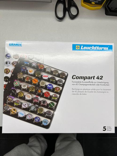 Doos met 5 zwarte opbergbladeren voor capsules, Verzamelen, Overige Verzamelen, Zo goed als nieuw, Ophalen of Verzenden