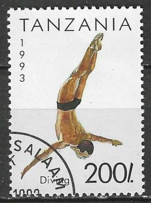 Tanzania 1994 - Yvert 1518 - Sporten - Duiken (ST), Postzegels en Munten, Postzegels | Afrika, Gestempeld, Tanzania, Verzenden