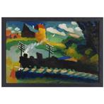 Spoorweg in de buurt van Murnau - Wassily Kandinsky canvas +, Huis en Inrichting, Nieuw, Verzenden
