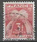 Frankrijk 1946/1955 - Yvert 89TX - Takszegel 3 F. (ST), Verzenden