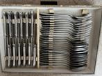 Bestekkoffer, Huis en Inrichting, Keuken | Bestek, Ophalen, Gebruikt, Inox of Chroom, Bestekset