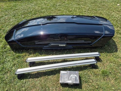 Thule Motion XT XL 500L dakkoffer + dakdragers, Auto diversen, Dakkoffers, Gebruikt, Ophalen