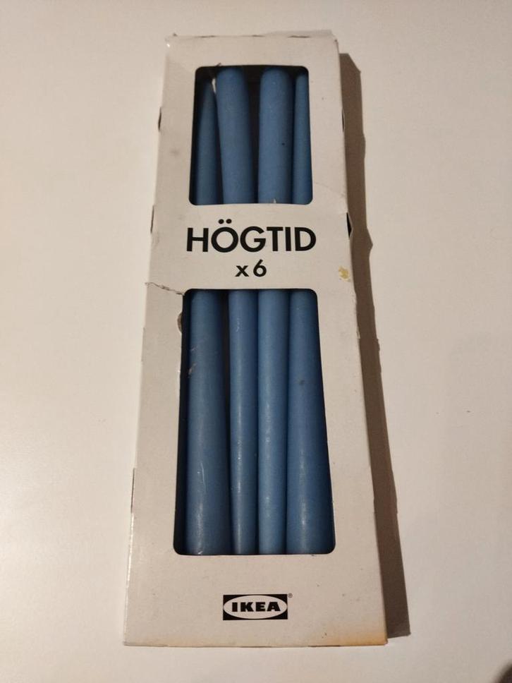 Grandes bougies bleues, Maison & Meubles, Accessoires pour la Maison | Bougeoirs & Bougies, Comme neuf, Enlèvement