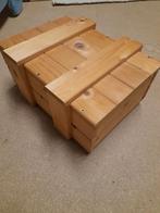 Houten opbergkist, Enlèvement