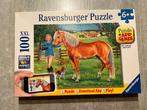 Puzzel paard 100 stuks, Enlèvement ou Envoi, Plus de 50 pièces, Comme neuf, 6 ans ou plus