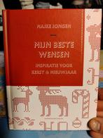 Boek-Mijn beste wensen, inspiratie voor Kerst & Nieuwjaar, Majke Jongen, Zo goed als nieuw, Verzenden, Overige onderwerpen