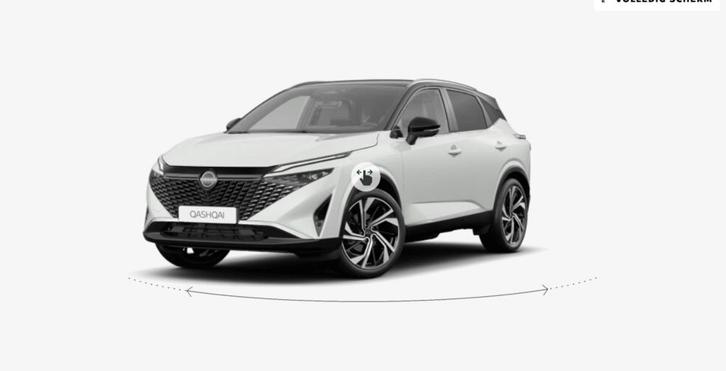 Nissan Qashqai 1.3MHEV 158 AT TEKNA PLUS + 2TONE / 0KM, Auto's, Nissan, Bedrijf, Qashqai, ABS, Adaptieve lichten, Adaptive Cruise Control