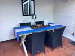 Tuinset tafel en 4 stoelen  €250. Goede staat!, Tuin en Terras, Tuinsets en Loungesets, Ophalen, Zo goed als nieuw, Tuinset