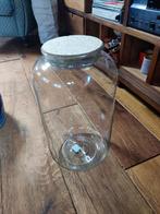 Grote glazen terrarium bokaal met kurk, Huis en Inrichting, Woonaccessoires | Stolpen, Ophalen, Zo goed als nieuw