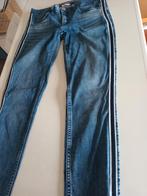 Jeans met zijstreep, Ophalen of Verzenden, Zo goed als nieuw, Blauw