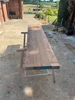 Afzelia houten balken, Tuin en Terras, Palen, Balken en Planken, Ophalen, Zo goed als nieuw, Balken