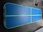 Airtrack 3 meter, Sport en Fitness, Turnen, Ophalen, Zo goed als nieuw, Blauw, Materiaal