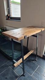 Hoge mango bartafel met stalen, Huis en Inrichting, Ophalen