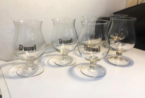 Verres Duvel Lettres Dorées 6 pièces😎💎😊🤗🍺🎁👌, Collections, Marques de bière, Comme neuf, Verre ou Verres, Duvel, Enlèvement ou Envoi