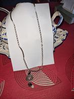 nr 9 ketting met hanger, Handtassen en Accessoires, Kettingen, Met hanger, Nieuw, Ophalen of Verzenden, Zilver