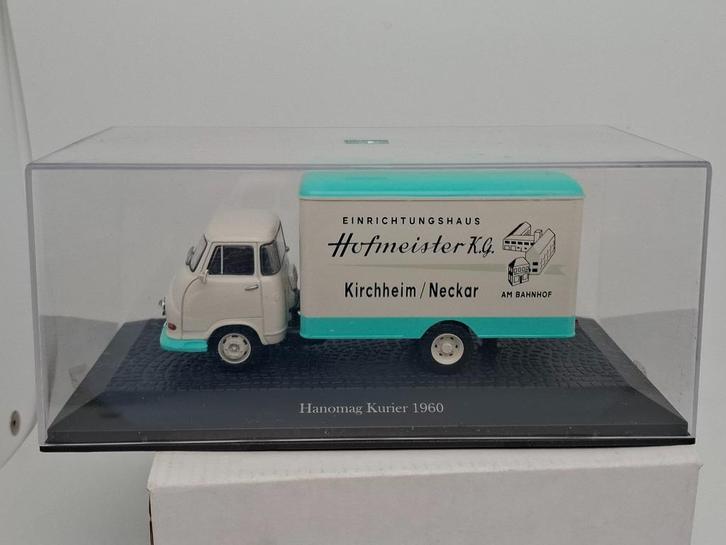 Hanomag Kurier (1960) - Atlas 1/43, Hobby en Vrije tijd, Modelauto's | 1:43, Zo goed als nieuw, Bus of Vrachtwagen, Verzenden