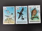 Grenada 1978 - vogels - meeuw, stormvogel, buizerd, Ophalen of Verzenden, Gestempeld, Noord-Amerika