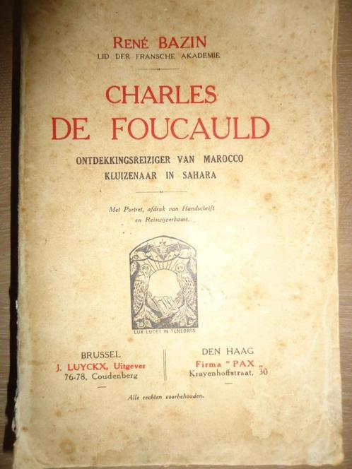 Bazin René Charles de Foucauld ontdekkingsreiziger Marokko, Livres, Histoire mondiale, Afrique, Enlèvement ou Envoi