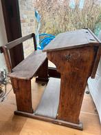 Houten Schoolbankje, Antiek en Kunst, Ophalen