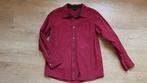 rood met zwart gestreept hemd H&M maat 140, Gebruikt, H&M, Overhemd of Blouse, Ophalen of Verzenden