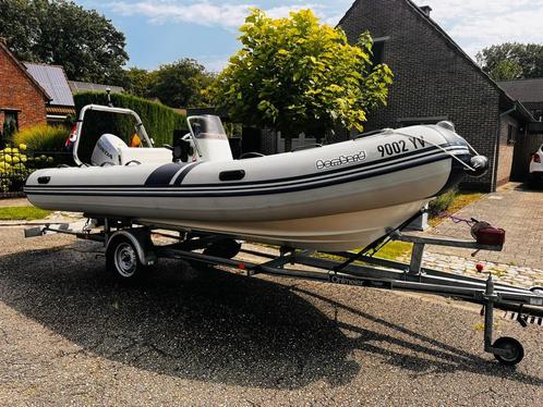 Rubberboot - Rib 50PK. 5.20 meter, Watersport en Boten, Rubberboten, Gebruikt, Overige merken, Overige materialen, Minder dan 70 pk