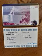 Telefoonkaart Groot-Brittannië 500 euro banknote, Enlèvement ou Envoi